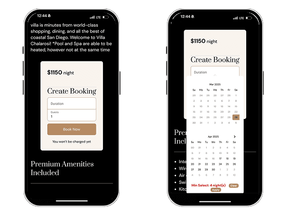 Mobile-friendly interface