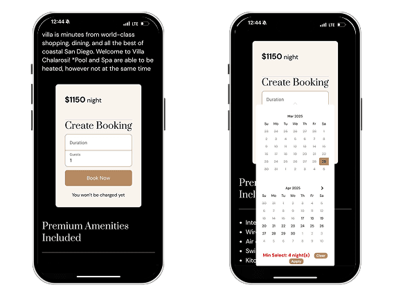 Mobile-friendly interface