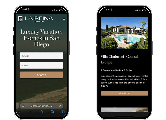 Mobile-friendly interface