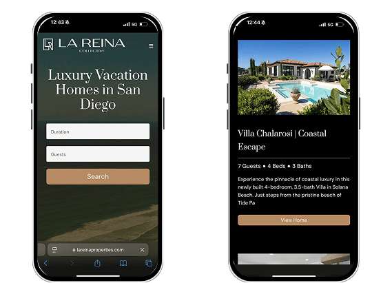 Mobile-friendly interface