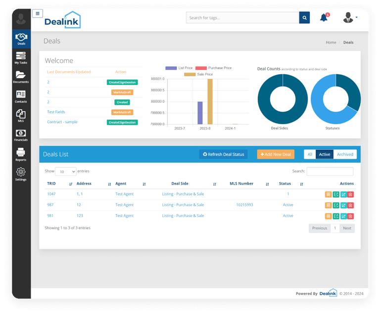 Advanced Reporting System for Brokers and Agents